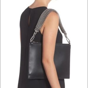 ALEXANDER WANG GENESIS BOX CHAIN SHOULDER BAG